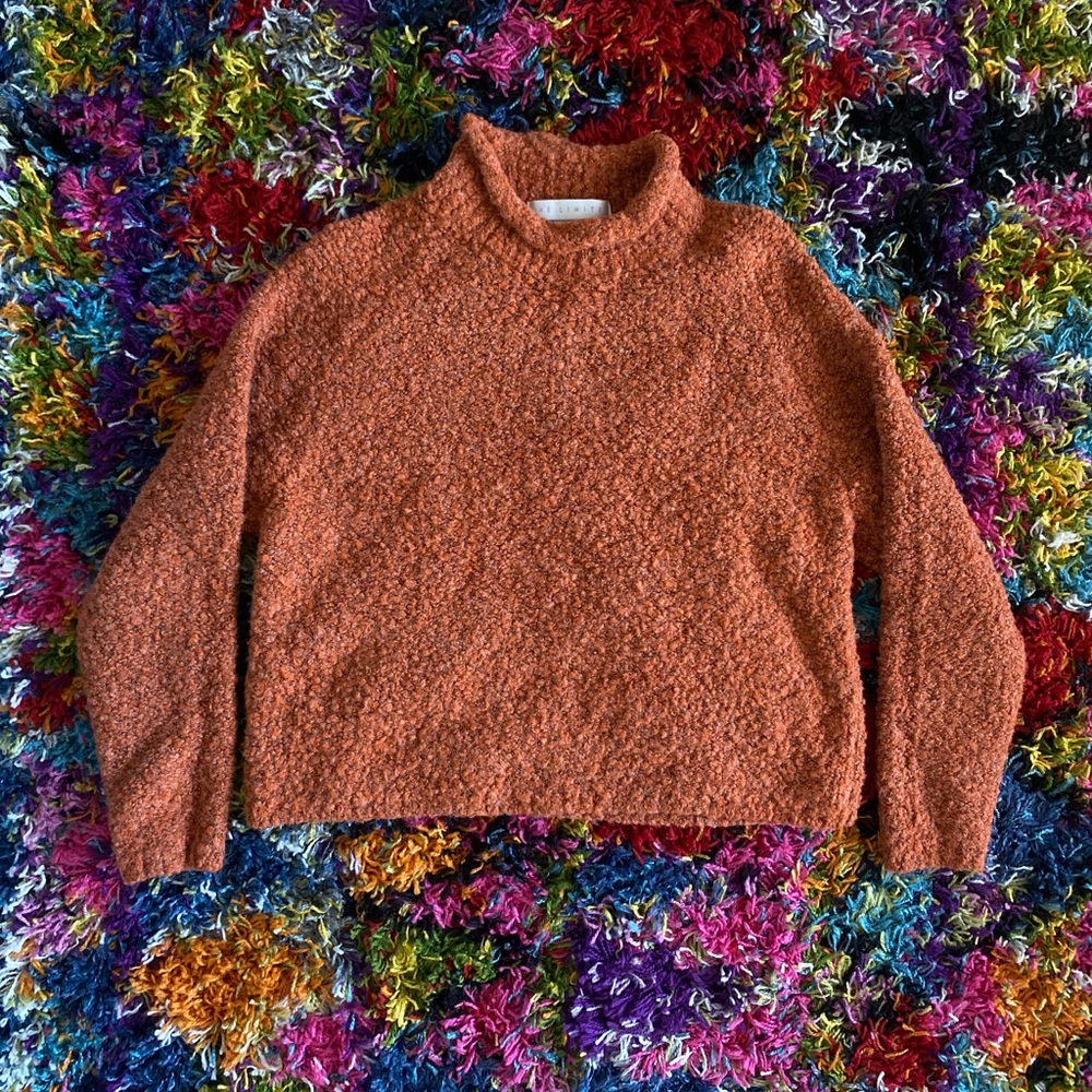 The Limited Orange Cowl Neck Sweater